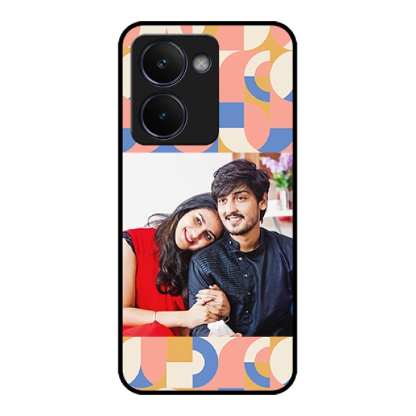 Realme P3 Ultra 5G Custom Glass Phone Case - Semi - Circle Maze Pattern Design Realme P3 Ultra 5G Custom Glass Phone Case - Semi - Circle Maze Pattern Design