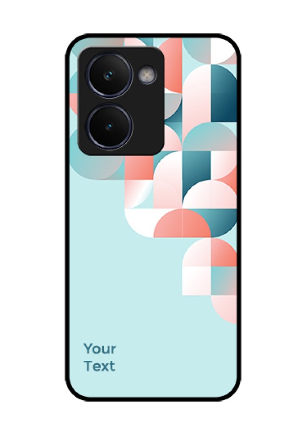 Realme P3 Ultra 5G Custom Glass Phone Case - Stylish Semi - Circle Pattern Design