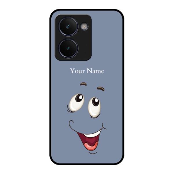 Realme P3 Ultra 5G Custom Glass Phone Case - Laughing Cartoon Face Design