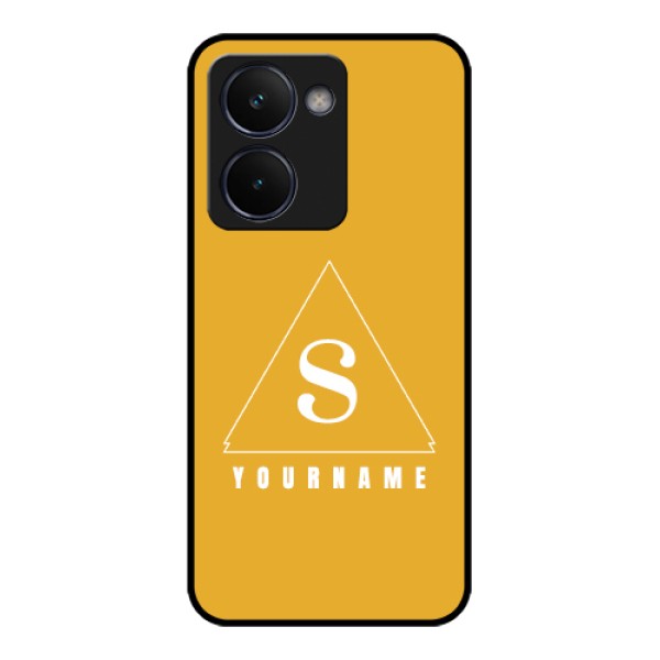 Realme P3 Ultra 5G Custom Glass Phone Case - Simple Triangle Design