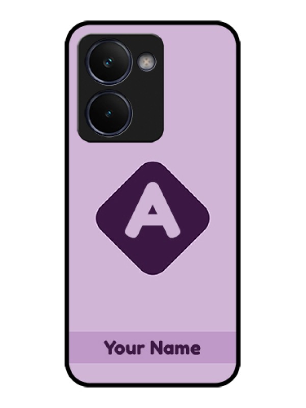 Custom Realme P3 Ultra 5G Custom Glass Phone Case - Custom Letter In Curved Badge Design