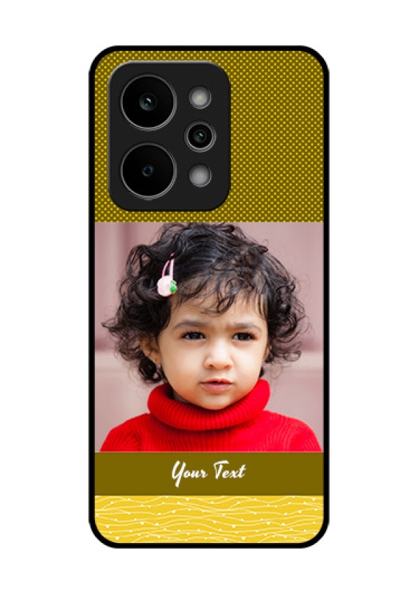 Realme P4 Power 5G Custom Glass Phone Case - Simple Green Color Design