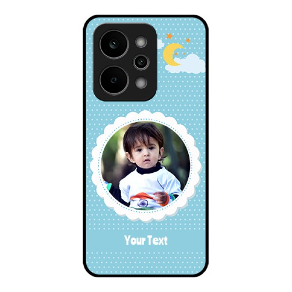 Realme P4 Power 5G Custom Glass Phone Case - Violet Pattern Design