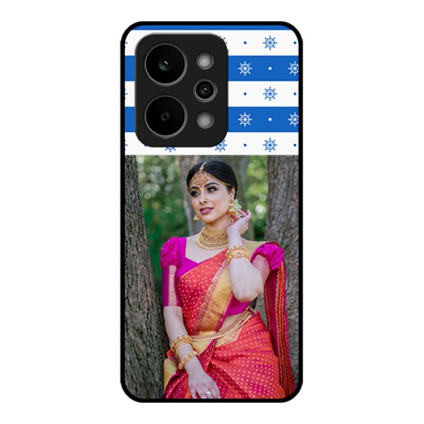 Realme P4 Power 5G Custom Glass Phone Case - Snow Pattern Design