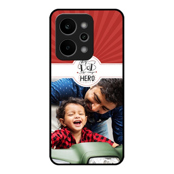 Realme P4 Power 5G Custom Glass Phone Case - My Dad Hero Design