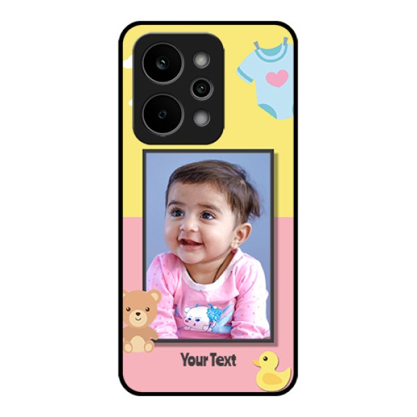Realme P4 Power 5G Custom Glass Phone Case - Kids 2 Color Design
