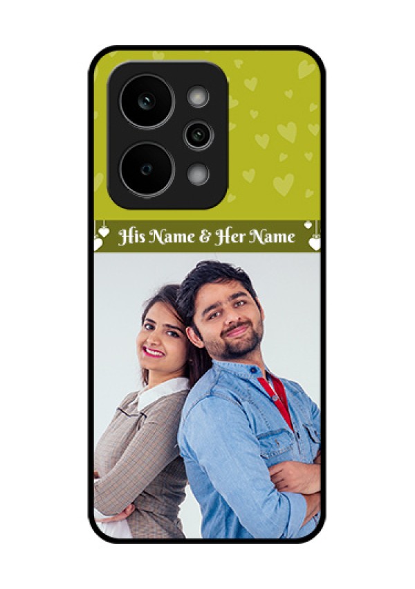 Realme P4 Power 5G Custom Glass Phone Case - You & Me Heart Design