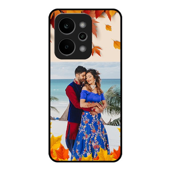 Realme P4 Power 5G Custom Glass Phone Case - Autumn Maple Leaves Design