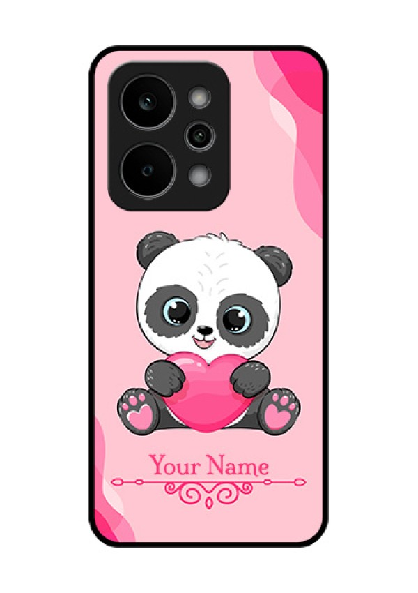 Realme P4 Power 5G Custom Glass Phone Case - Cute Panda Design