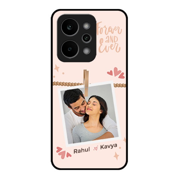 Realme P4 Power 5G Custom Glass Phone Case - Forever And Ever Love Design Realme P4 Power 5G Custom Glass Phone Case - Forever And Ever Love Design