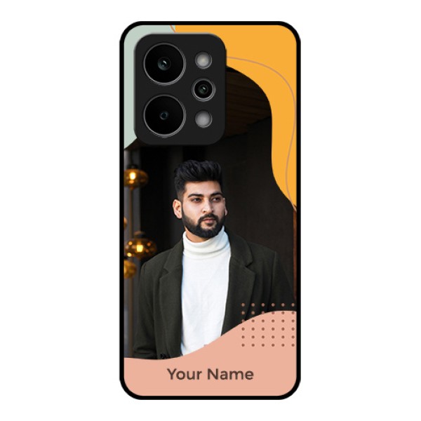 Realme P4 Power 5G Custom Glass Phone Case - Tri - Coloured Overlay Design Realme P4 Power 5G Custom Glass Phone Case - Tri - Coloured Overlay Design