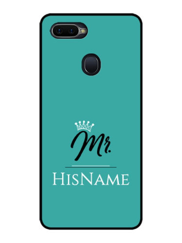 Custom Realme U1 Custom Glass Phone Case Mr with Name