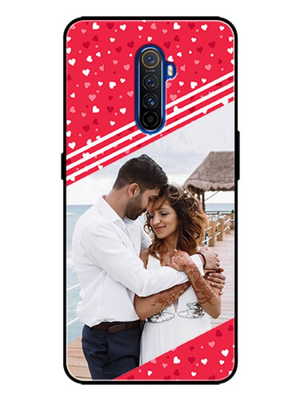 Custom Realme X2 Pro Custom Glass Mobile Case  - Valentines Gift Design