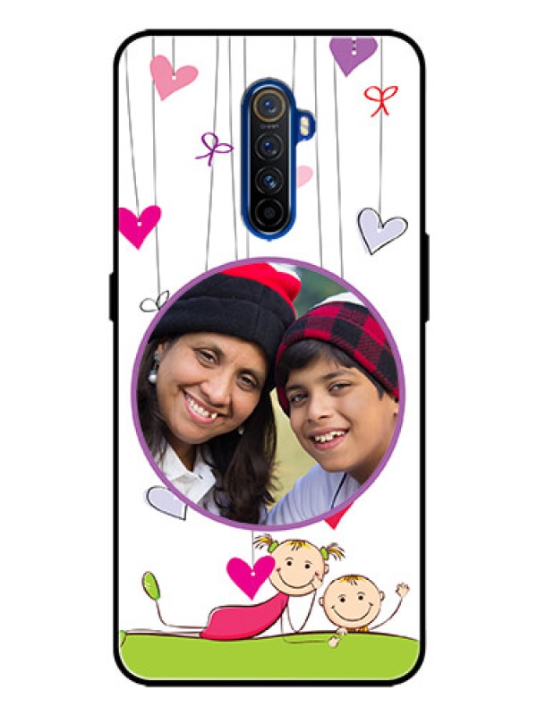 Custom Realme X2 Pro Photo Printing on Glass Case  - Cute Kids Phone Case Design