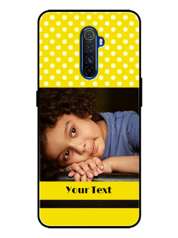 Custom Realme X2 Pro Custom Glass Phone Case  - Bright Yellow Case Design