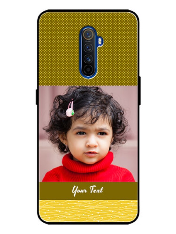 Custom Realme X2 Pro Custom Glass Phone Case  - Simple Green Color Design