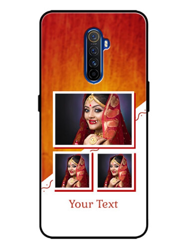Custom Realme X2 Pro Custom Glass Phone Case  - Wedding Memories Design  