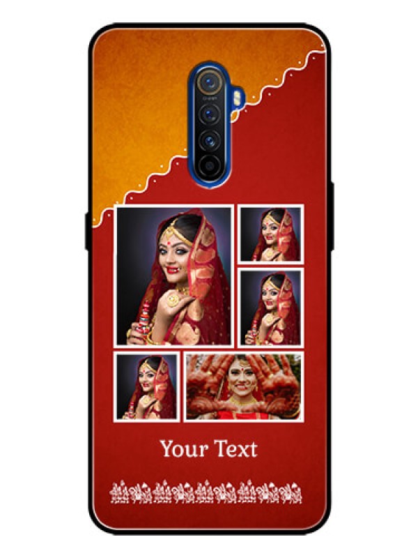 Custom Realme X2 Pro Personalized Glass Phone Case  - Wedding Pic Upload Design