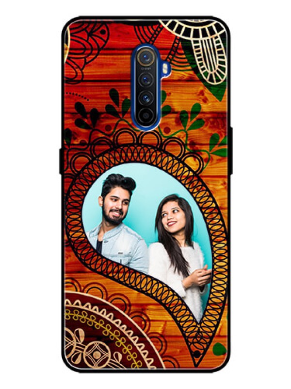 Custom Realme X2 Pro Personalized Glass Phone Case  - Abstract Colorful Design
