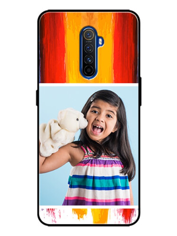 Custom Realme X2 Pro Personalized Glass Phone Case  - Multi Color Design
