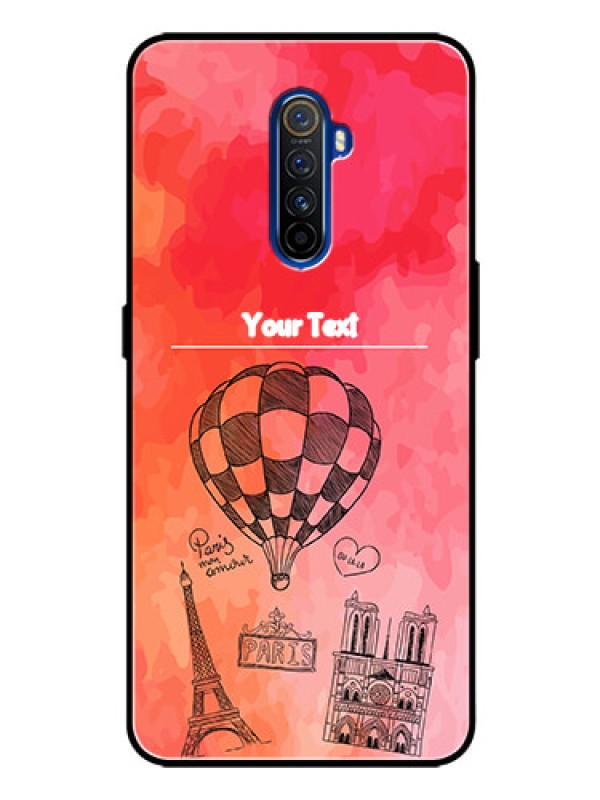 Custom Realme X2 Pro Custom Glass Phone Case  - Paris Theme Design