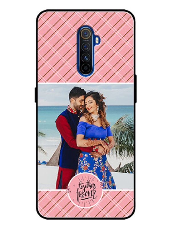 Custom Realme X2 Pro Personalized Glass Phone Case  - Together Forever Design