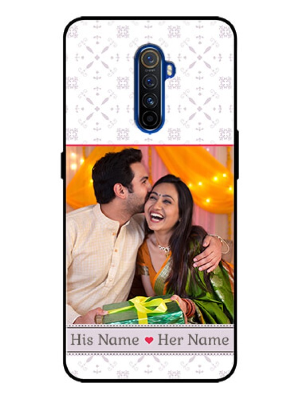 Custom Realme X2 Pro Custom Glass Mobile Case  - with Photo and Ethnic Design