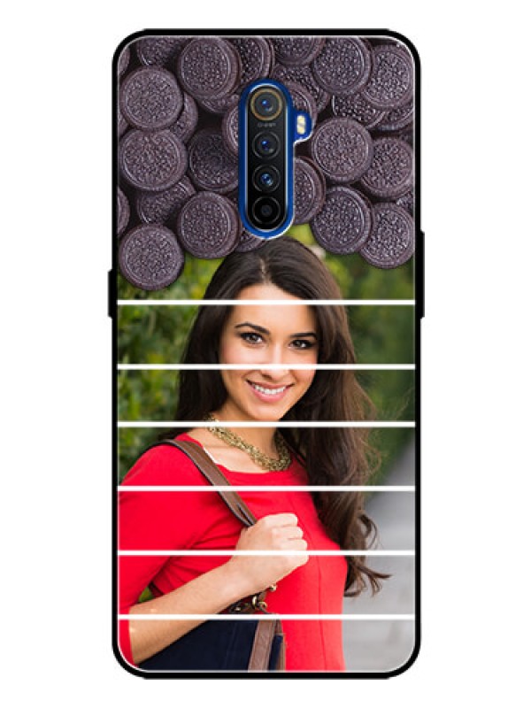 Custom Realme X2 Pro Custom Glass Phone Case  - with Oreo Biscuit Design