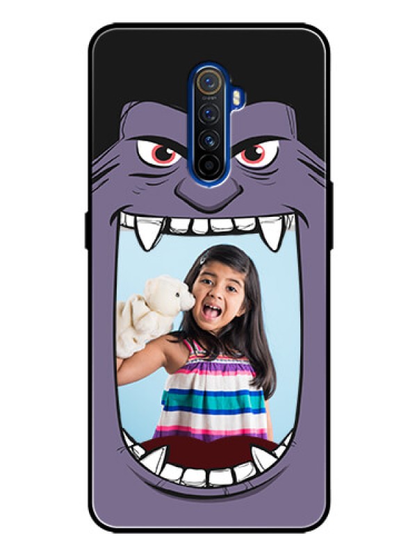 Custom Realme X2 Pro Custom Glass Phone Case  - Angry Monster Design