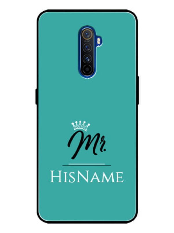 Custom Realme X2 Pro Custom Glass Phone Case Mr with Name