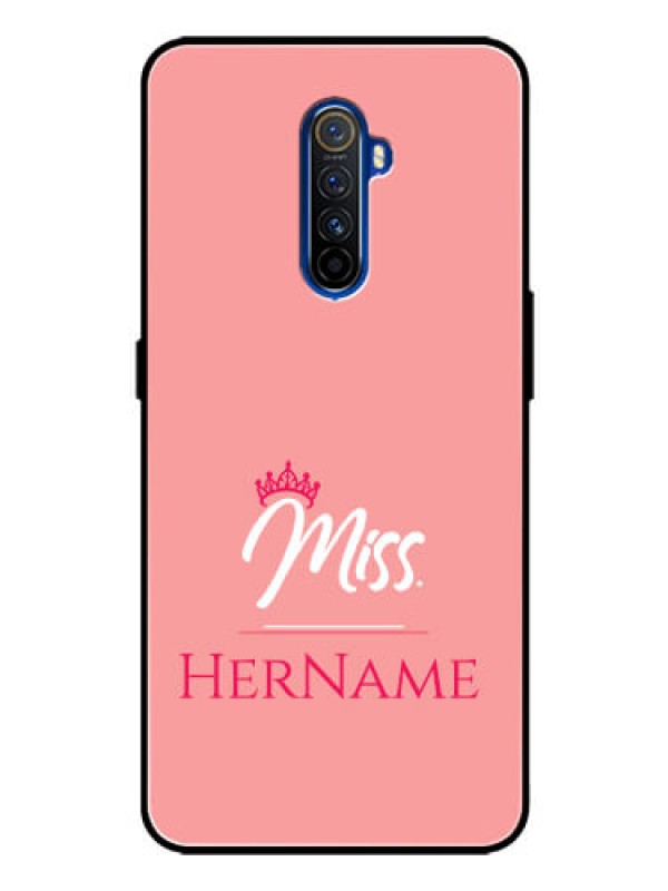 Custom Realme X2 Pro Custom Glass Phone Case Mrs with Name