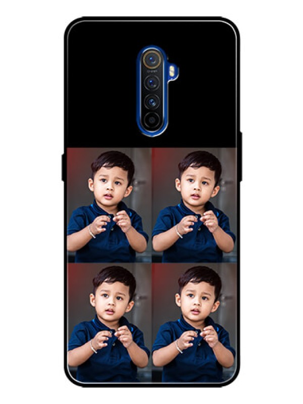 Custom Realme X2 Pro 4 Image Holder on Glass Mobile Cover