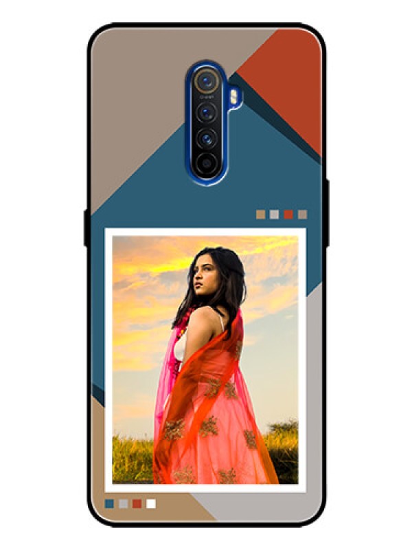 Custom Realme X2 Pro Personalized Glass Phone Case - Retro color pallet Design