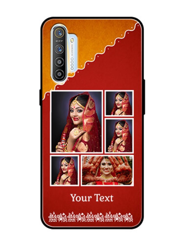 Custom Realme X2 Personalized Glass Phone Case  - Wedding Pic Upload Design