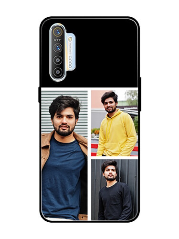 Custom Realme X2 Photo Printing on Glass Case  - Upload Multiple Picture Design
