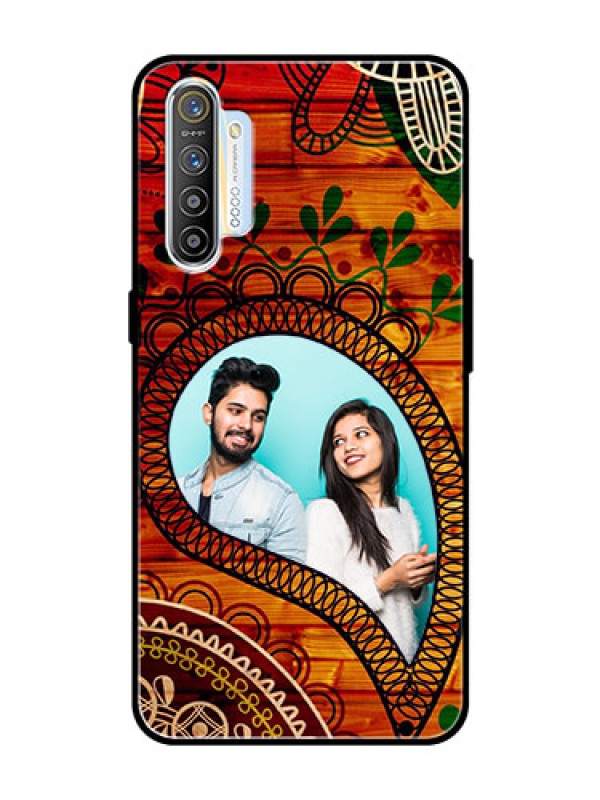 Custom Realme X2 Personalized Glass Phone Case  - Abstract Colorful Design