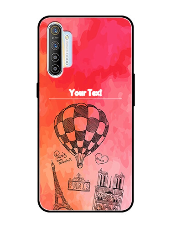 Custom Realme X2 Custom Glass Phone Case  - Paris Theme Design