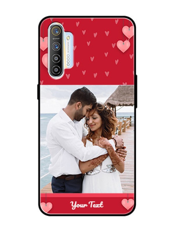 Custom Realme X2 Custom Glass Phone Case  - Valentines Day Design