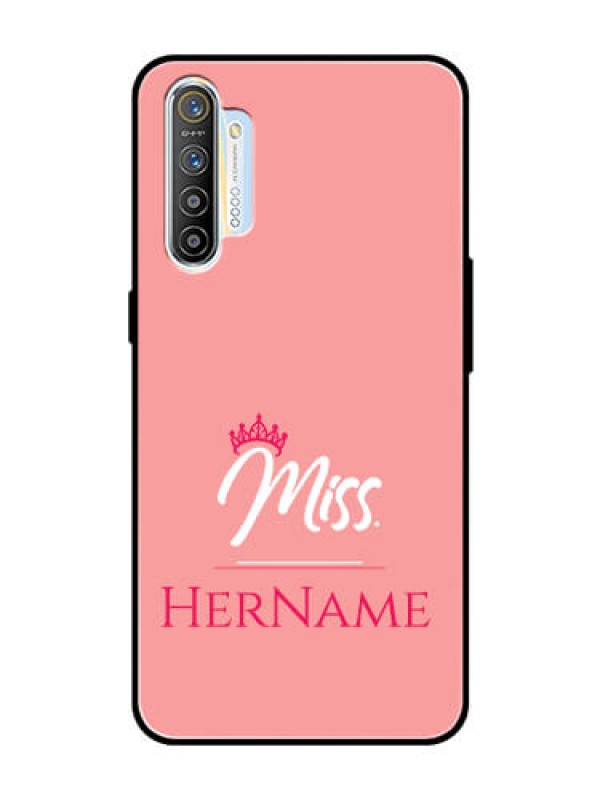 Custom Realme X2 Custom Glass Phone Case Mrs with Name