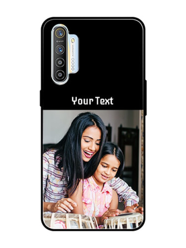 Custom Realme X2 Photo with Name on Glass Phone Case