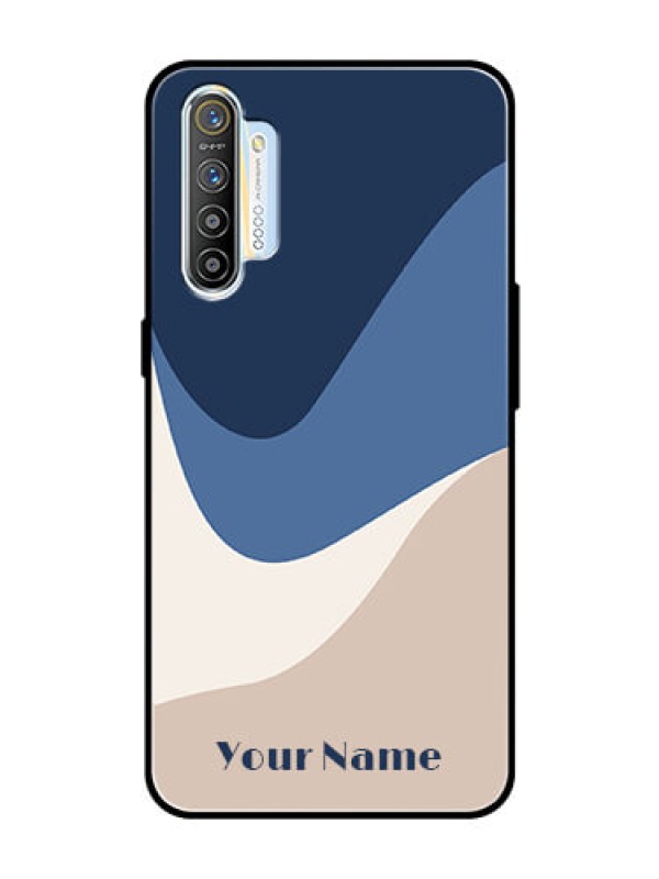 Custom Realme X2 Custom Glass Phone Case - Abstract Drip Art Design