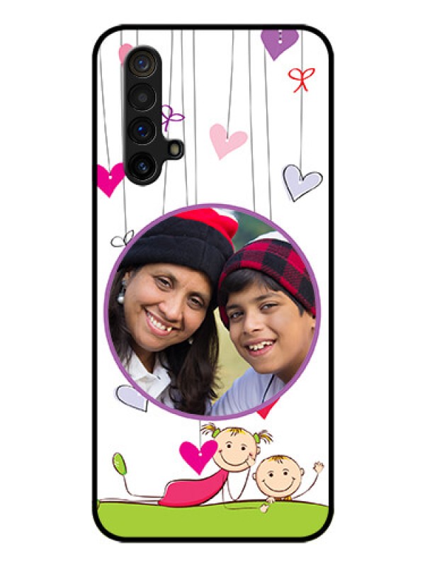 Custom Realme X3 Super Zoom Photo Printing on Glass Case - Cute Kids Phone Case Design