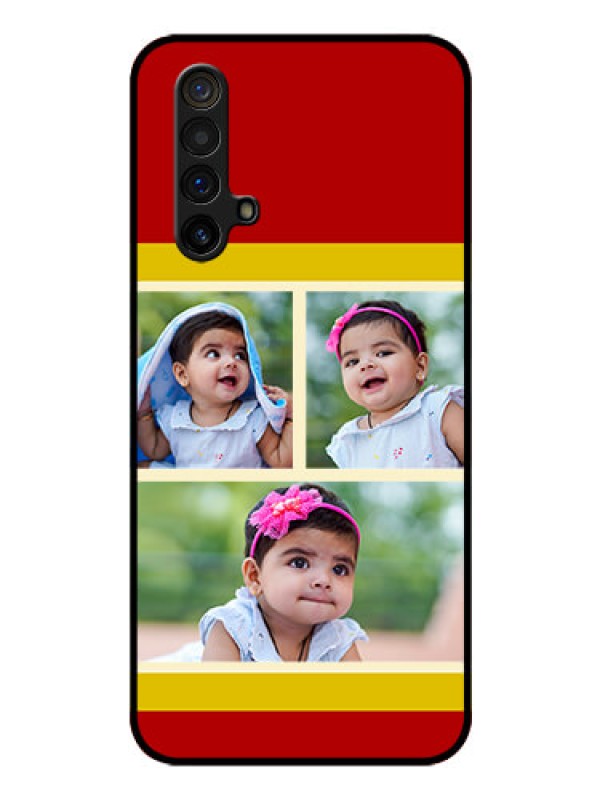Custom Realme X3 Super Zoom Custom Glass Mobile Case - Multiple Pic Upload Design