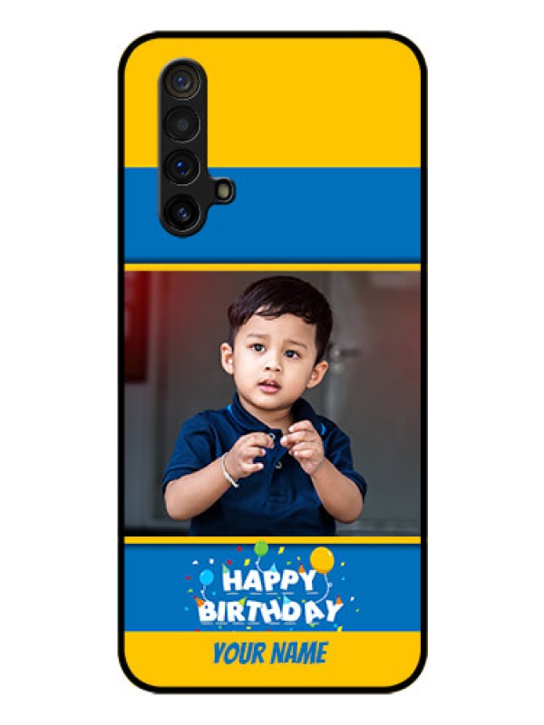 Custom Realme X3 Super Zoom Custom Glass Mobile Case - Birthday Wishes Design