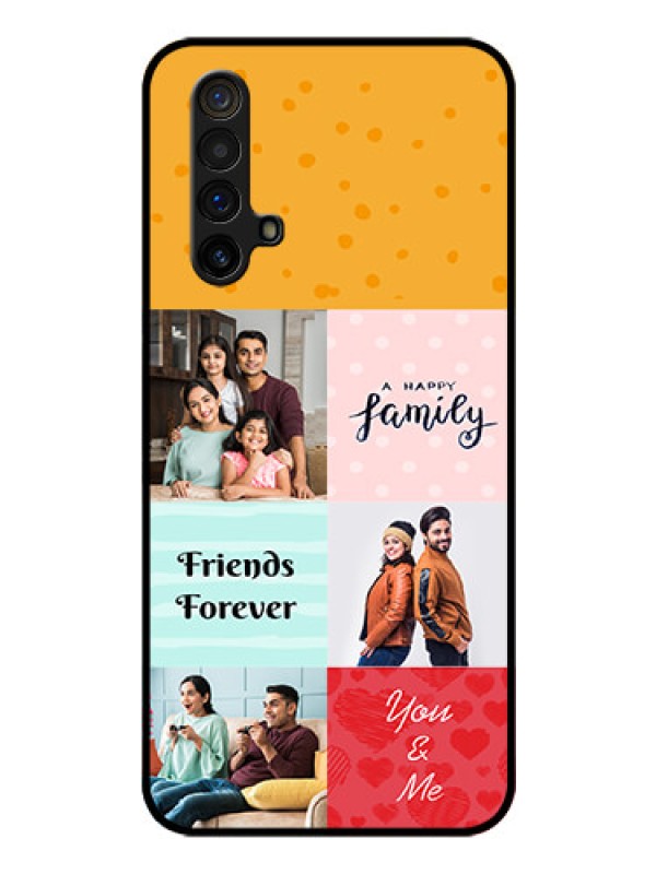 Custom Realme X3 Super Zoom Personalized Glass Phone Case - Images with Quotes Design