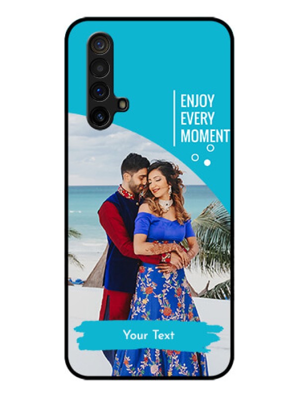 Custom Realme X3 Super Zoom Custom Glass Mobile Case - Happy Moment Design