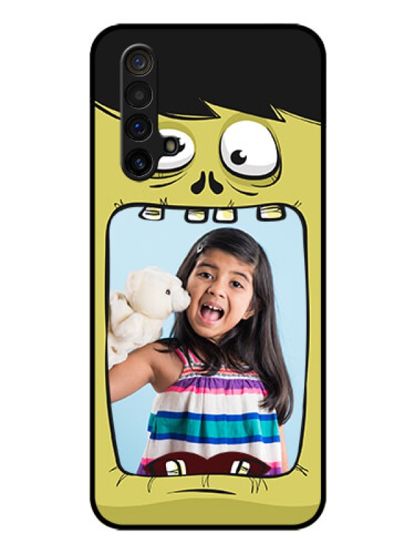 Custom Realme X3 Super Zoom Personalized Glass Phone Case - Cartoon monster back case Design