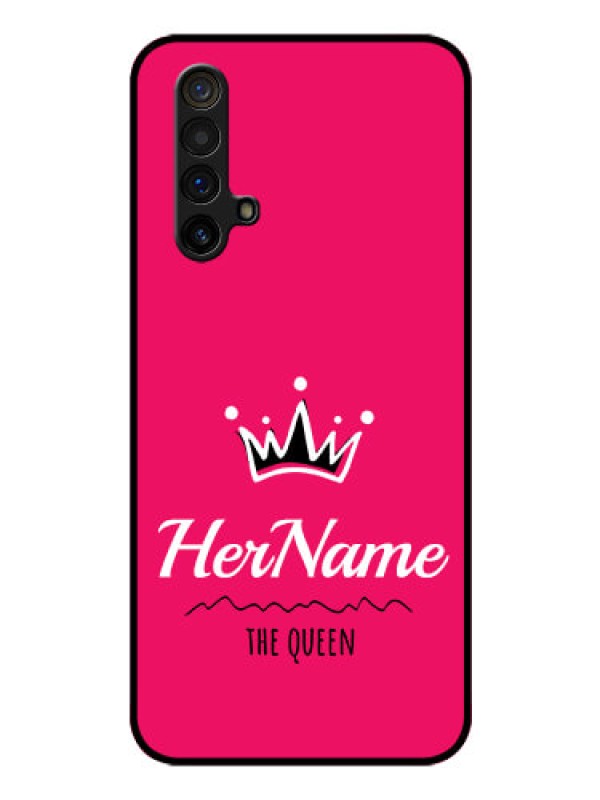 Custom Realme X3 Super Zoom Glass Phone Case Queen with Name