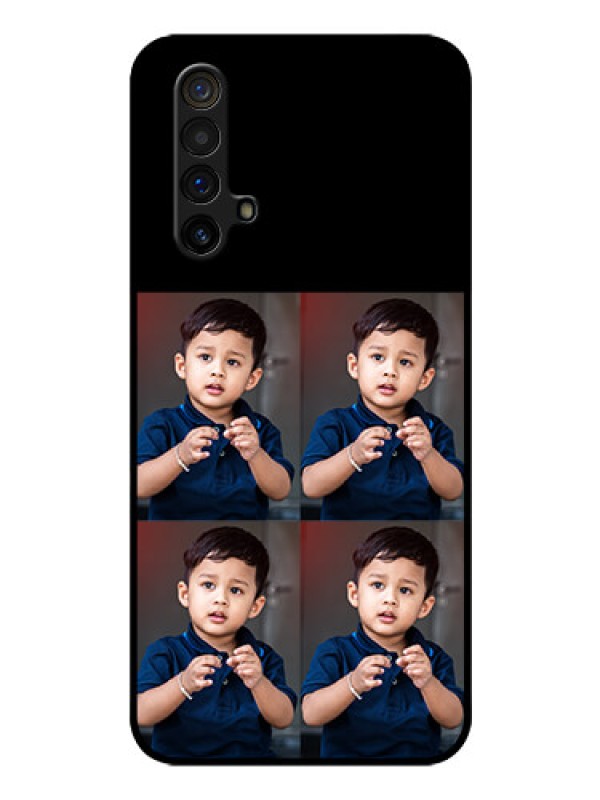 Custom Realme X3 Super Zoom 4 Image Holder on Glass Mobile Cover
