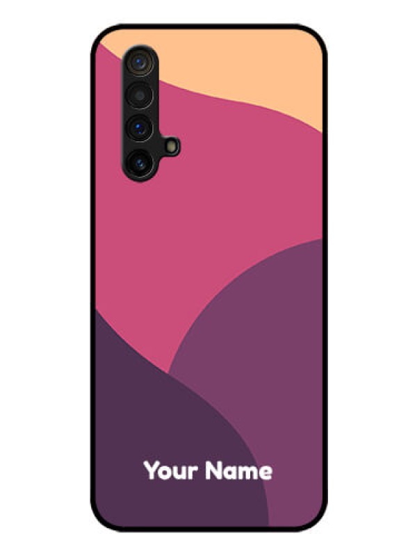 Custom Realme X3 Super Zoom Custom Glass Phone Case - Mixed Multi-colour abstract art Design